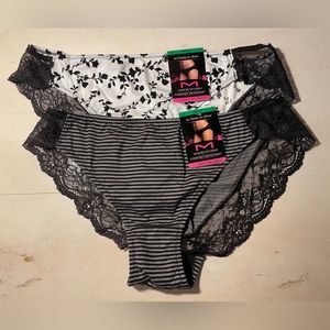 Maidenform Lace Back Tanga Panties New With Tags